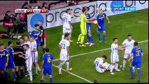 Edin Dzeko & Kyriakos Papadopoulos RED CARD HD - Greece 0-1 Bosnia & Herzegovina - 13-11-2016