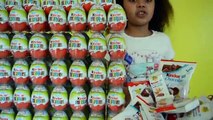150 Kinder Surprise Eggs Kinder Toys Opening Toys AndMe