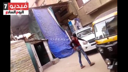 أهالى بزفتى يشكون استيلاء صاحب محل على شارع عمومى