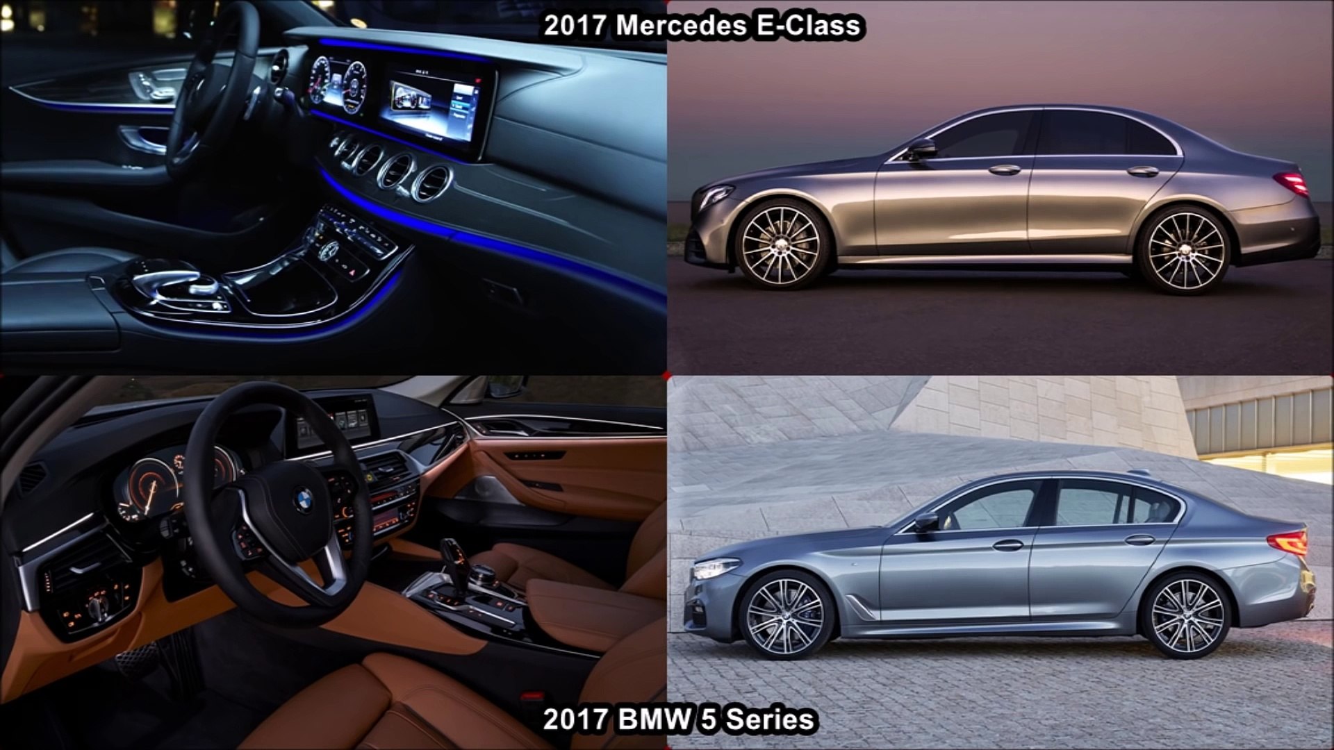 2017 Bmw 5 Series Vs 2017 Mercedes E-class - video Dailymotion