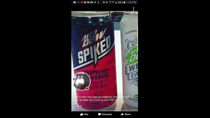 New MOUNTAIN DEWS SPIKED AND WHITE LABEL COMING IN 2017