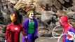 Spiderman vs Joker vs Iron Man in Real Life - Jumping Rope Prank - Fun Superheroes Movie