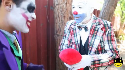 VAMPIRE Frozen Elsa Anna PRANK w Spiderman Joker Jail Bad Baby Mini Toys Superhero Fun IRL
