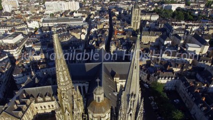 CATHÉDRALE SAINT MAURICE DE ANGERS VUE PAR DRONE (1)