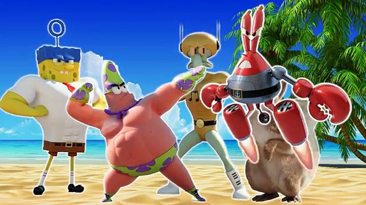 SpongeBob Out of Water Finger Family / Nursery Rhymes