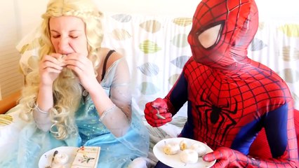 Spiderman Toilet Fight vs Joker & Venom! w/ Frozen & Spidergirl vs Skeleton Superhero In Real Life!