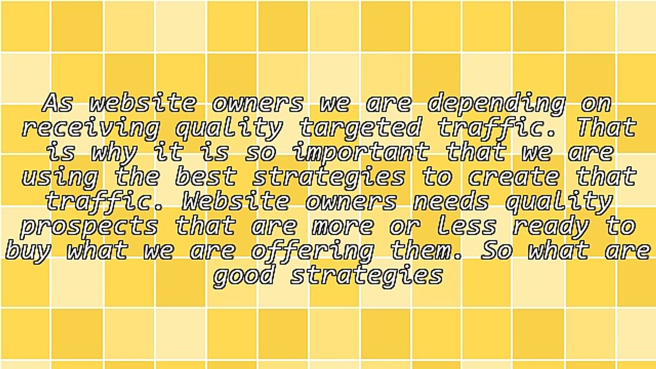How To Improve Traffic To Your Website