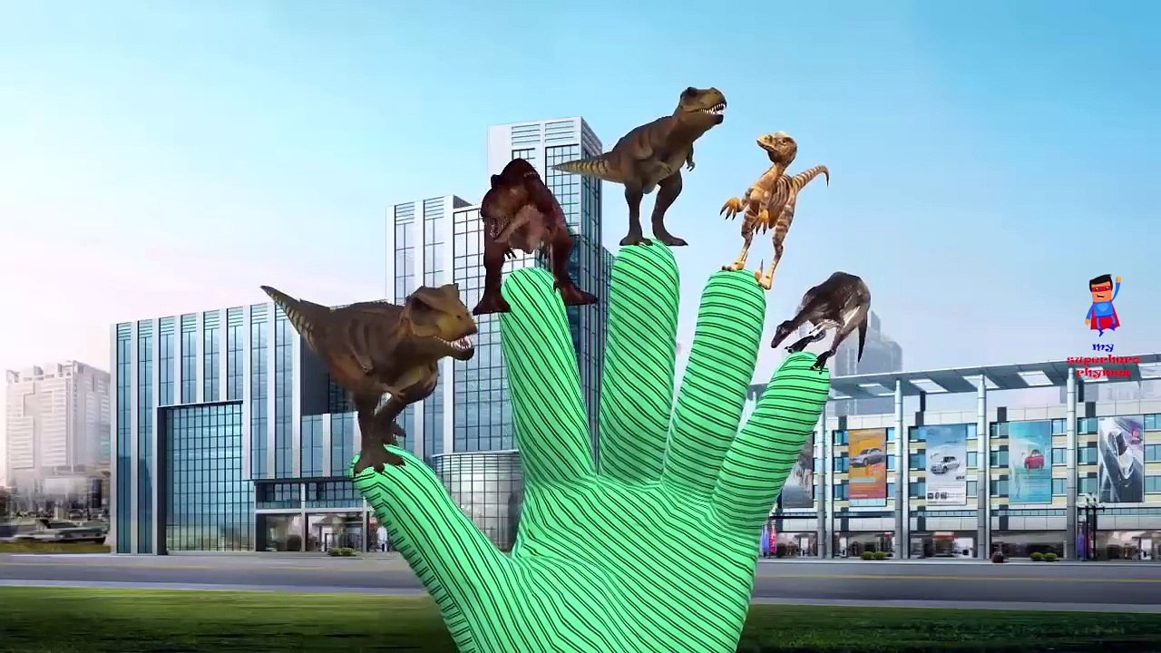 Dinosaurs Finger Family Rhymes for Children | Dinosaurs Cartoon Finger Family Nursery Rhymes