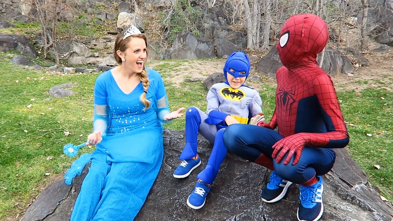 Frozen Elsa Spiderman Super Giant Golden Surprise Egg Batman Egg Compilation SuperHero In Real Life