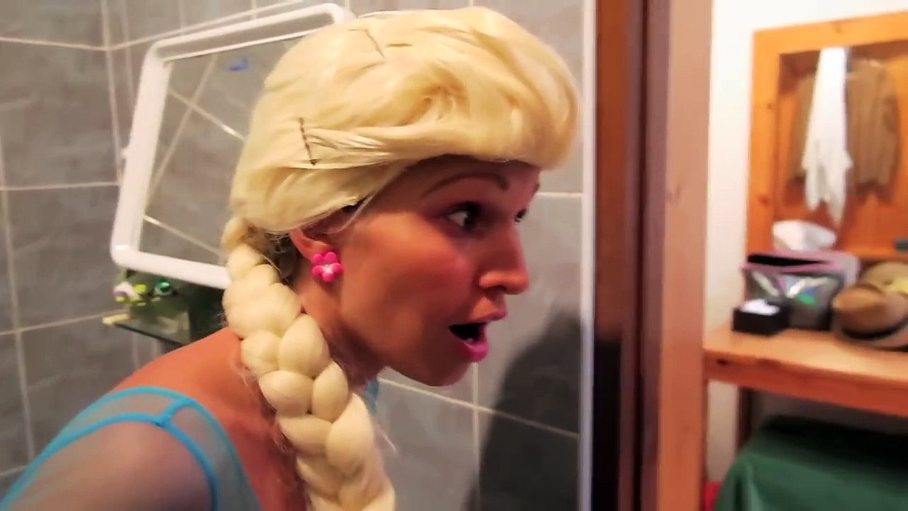 FROZEN ELSA vs HULK FARTING FIRE - Funny Superhero Movie in Real Life