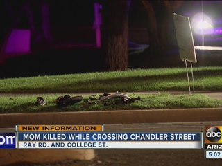 Mom killed crossing Chandler street, suspect’s name released
