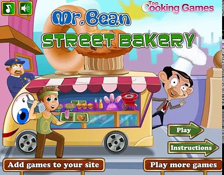 Mr Bean Street Bakery - Best Baby Cooking Games - Video games for children
