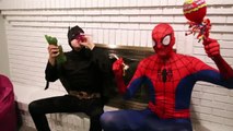 Elsa vs Spiderman & Batman vs Black Spiderman Dance Party Pranks Superhero Animation