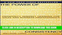 Ebook The Power of Consistency: Prosperity Mindset Training for Sales and Business Professionals