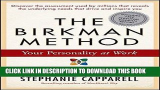 Best Seller The Birkman Method: Your Personality at Work Free Download