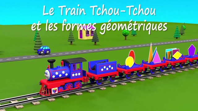 Dessins animés éducatifs, Apprenez les formes géométriques avec le train Tchou Tchou 2 !