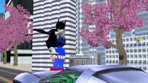 Finger Family Rhymes for Children Batman Vs Captain America Cartoons Epic Rap Battles