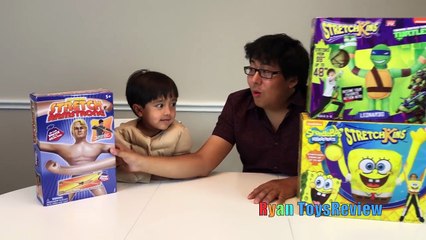 STRETCH ARMSTRONG Action Figure Spongebob StretchKins As Seen On TV Nickelodeon Toys For Kids Ryan-P_my3_kqZaA