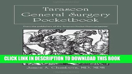 [PDF] Tarascon General Surgery Pocketbook Full Collection