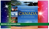 Ebook Best Deals  Unforgettable Canada: 115 Destinations  Most Wanted