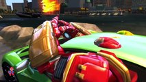 Hulkbuster Color & Lightning McQueen Cars Colors Epic Party & Nursery Rhymes A SuperheroSchool