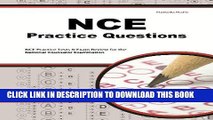 Read Now NCE Practice Questions: NCE Practice Tests   Exam Review for the National Counselor