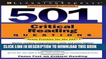 Read Now 501 Critical Reading Questions (501 Series) PDF Online