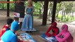 Elsa Frozen Becomes a Mermaid! Spiderman SuperMan Becomes a king kong Pink Spider Girl Superhero Fun