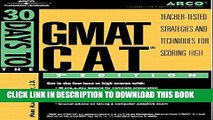 [PDF] Mobi 30 Days to GMAT CAT, 2nd ed (Arco 30 Days to the GMAT CAT) Full Online