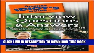 [PDF] Epub The Pocket Idiot s Guide to Interview Questions And Answers Full Download