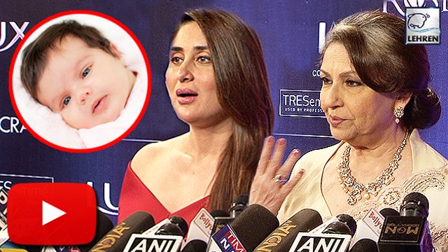 Sharmila Tagore Reacts On Kareena Kapoor Baby Shower | Lux Golden Rose Awards 2016