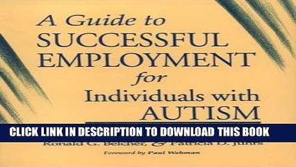 [PDF] Mobi A Guide to Successful Employment for Individuals with Autism Full Download