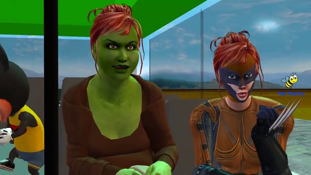 Wheels On The Bus Go Round And Round Spiderman Cartoons | Wheels On The Bus Nursery Rhymes