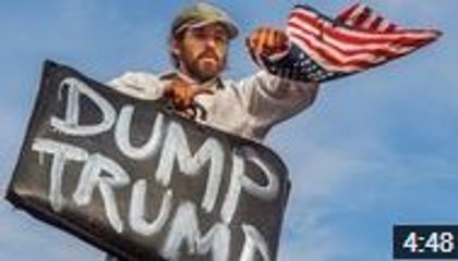 Anti-Trump protests spark debate over free speech November 2016