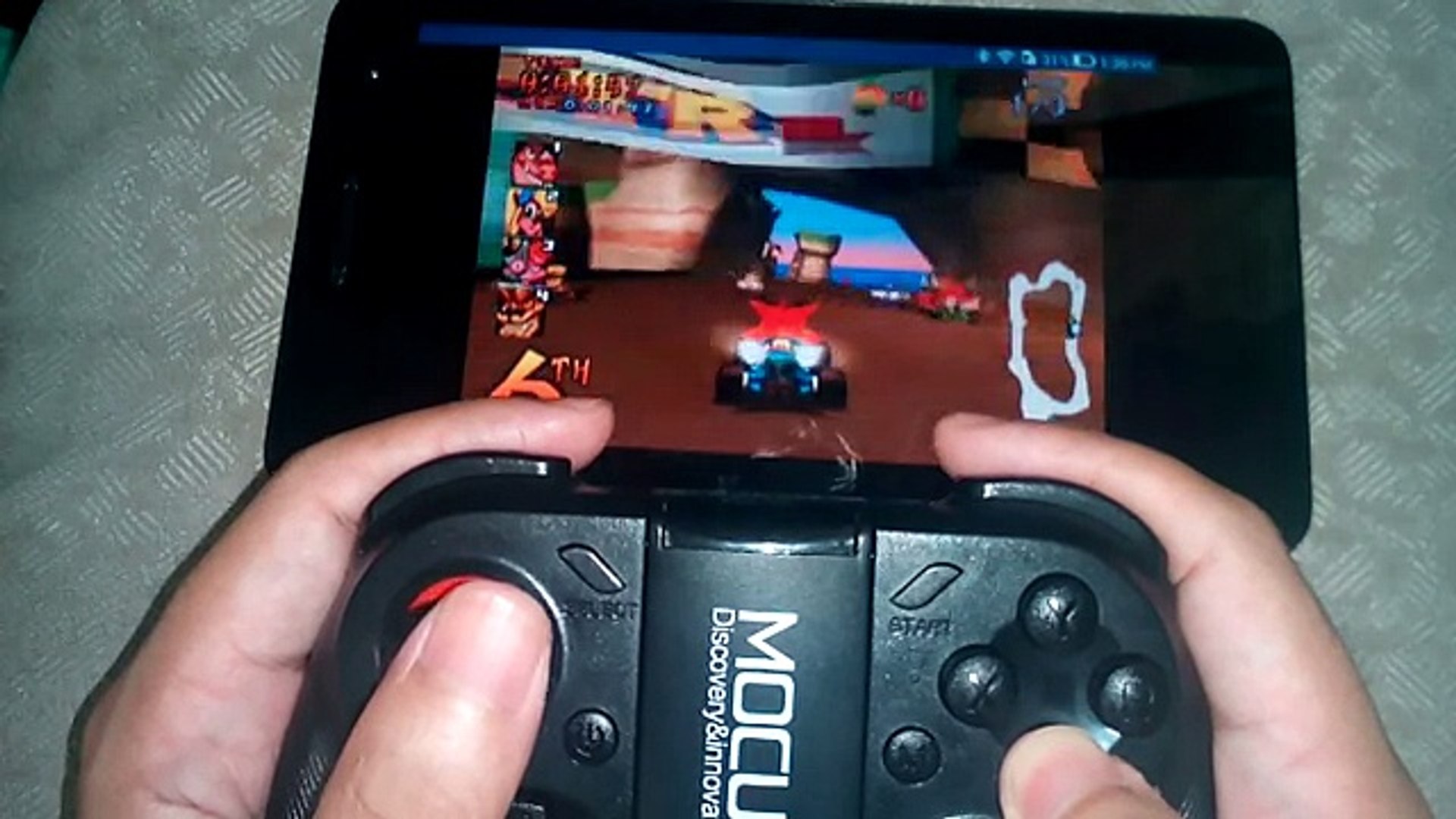 Mocute gamepad 050 test PSX emulator android - video dailymotion