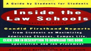 Read Now Inside the Law Schools: A Guide by Students for Students (Goldfarb, Sally F//Inside the