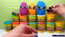 Play Doh Spiderman Toys Surprise Eggs - SpiderMan/Peterparker Channel