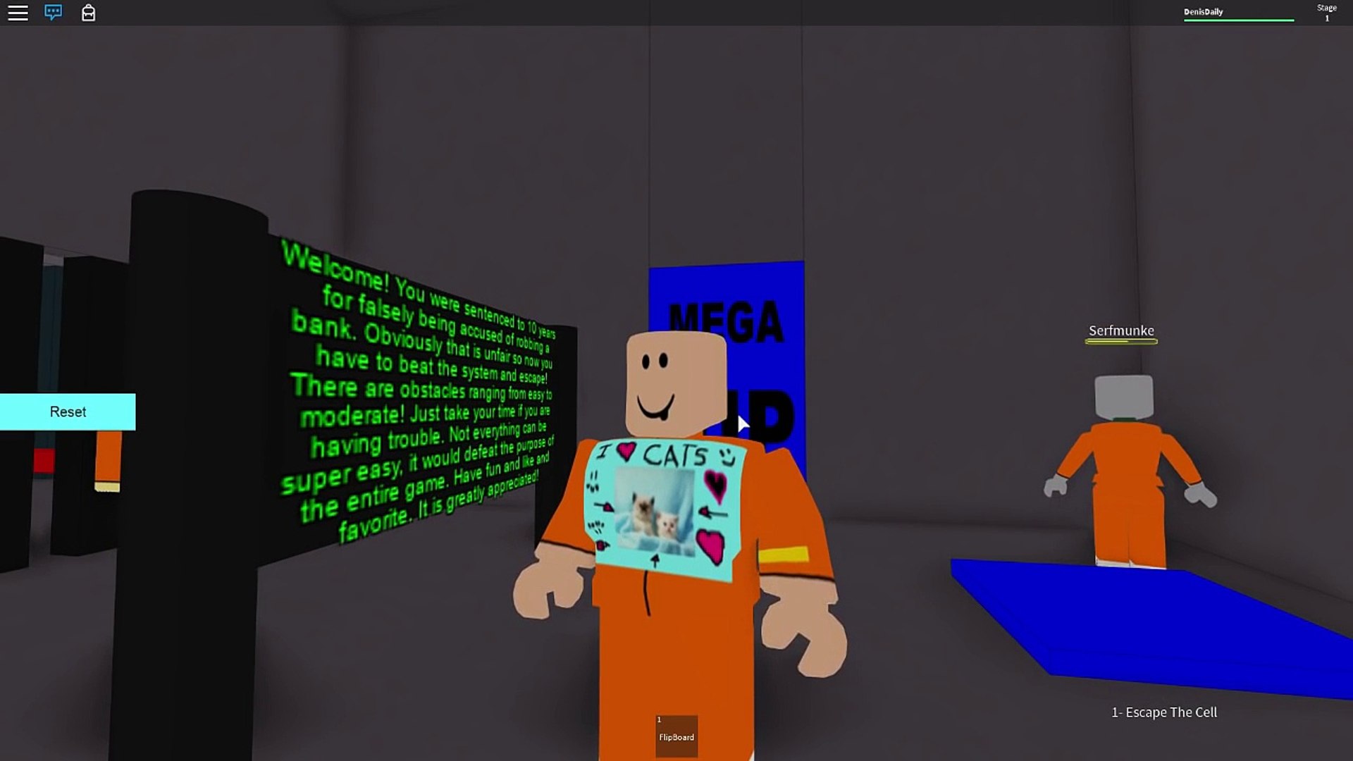 Escape The Prison Obby On Roblox Games