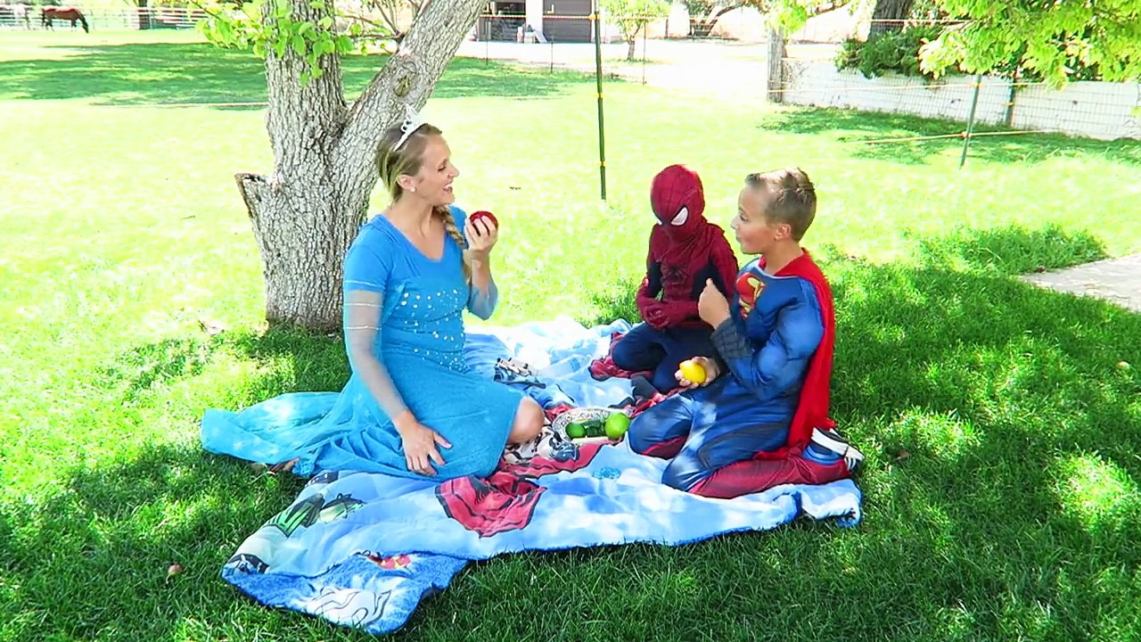 ELSA IS A ZOMBIE vs Spiderman vs Funny JOKER PRANK Superman Spider Cockroach Superhero Funny Comic