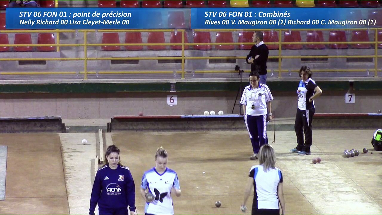 Second tour, point de précision, Club Elite féminin, J3, Saint-Vulbas contre Fontaine, Sport Boules, saison 2016-2017