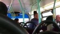 Stunned passenger films two grown women arguing over a bus window before teen tells them grow up