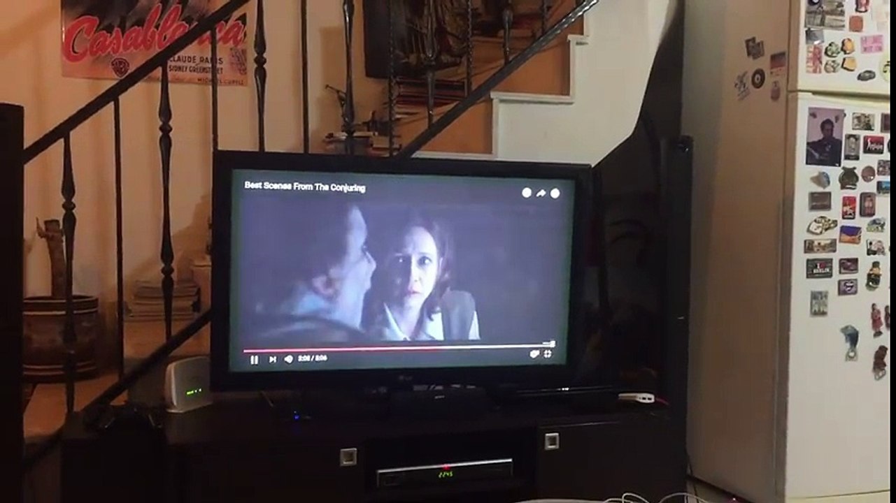 Il passe la scène la plus effrayant d'un film d'horreur à son chien. Sa réaction est terrible !