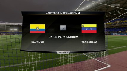 Ecuador vs Venezuela Fifa 17 Partido clasificatorio copa del mundo - Simulacion PS4 PRO