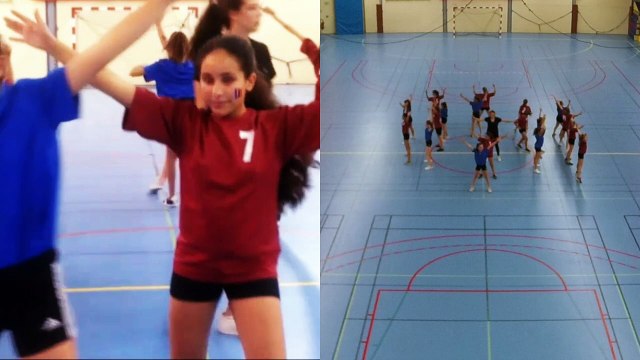 CONCOURS FLASHMOB UNSS CHAMPIONNAT DE MONDE DE HB 2017 – UNSS DANSE CLG LES DAGUEYS LIBOURNE