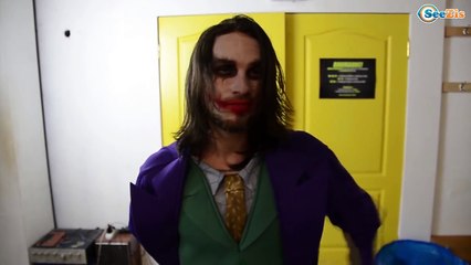 Batman vs Joker. SuperHeroes Fights And Death Battles Movie. Superheroes in real life!