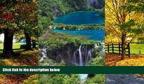Books to Read  Plitvice Lake Aerial View of the Waterfall, Croatia: Blank 150 page lined journal