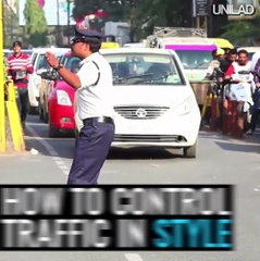 Moonwalking Traffic Cop