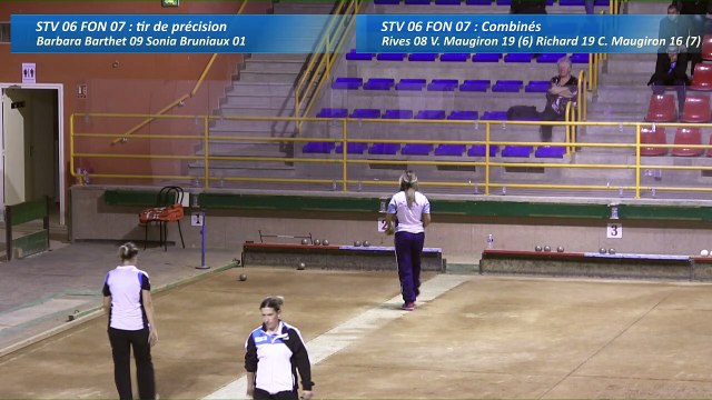 Second tour, second tir de précision, Club Elite féminin, J3, Saint-Vulbas vs Fontaine, Sport Boules, saison 2016-2017