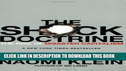 [PDF] FREE The Shock Doctrine: The Rise of Disaster Capitalism [Read] Online