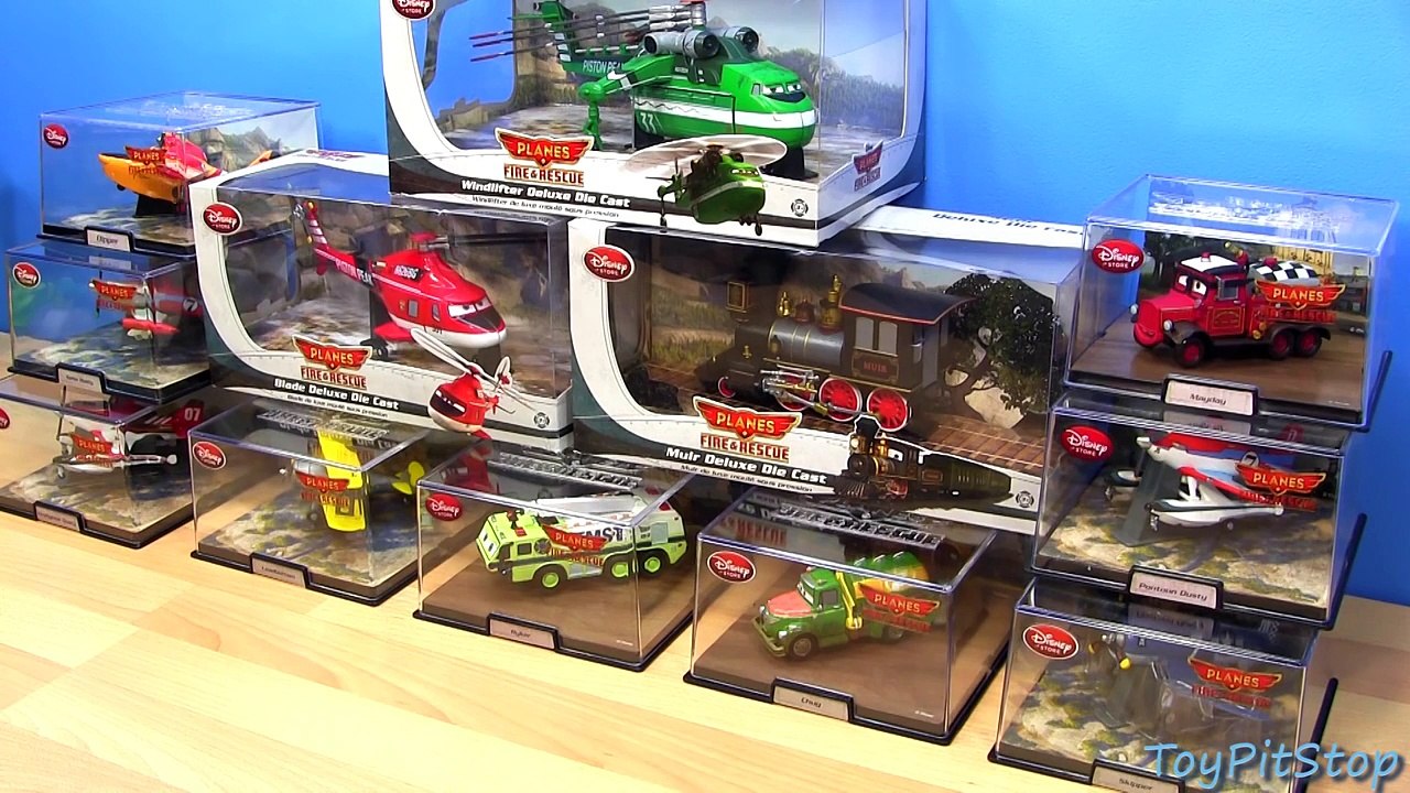 12 Disney-Store Planes Fire and Rescue Dusty Muir Dipper New Die-Cast Releases Deluxe-y7hipj3tgyk
